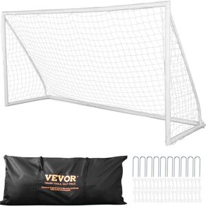 VEVOR Portable Soccer Goal, 12x6 ft Soccer Net, Adults Kids Backyard Soccer Net, Large Practice Soccer Net, Youth Training Soccer Goal Set, All-Weather