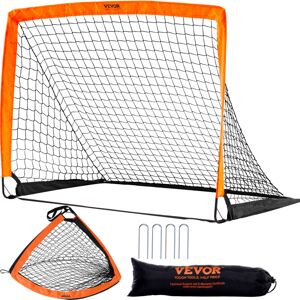 Vevor - Portable Soccer Goal, 4x3 ft Kids Backyard Soccer Net, Foldable Pop Up Practice Soccer Net, Mini Youth Training Soccer Goal Set, All-Weather