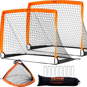 Vevor - Portable Soccer Goal, 4x3 ft Kids Backyard Soccer Net, Foldable Pop Up Practice Soccer Net, Mini Youth Training Soccer Goal Set, All-Weather