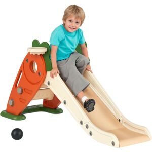 Aiyaplay - 3 in 1 Kids Slide, Carrot-themed Foldable Indoor Slide for 1-3 Years