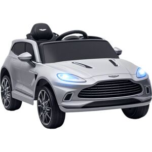 Aston Martin dbx Licensed 12V Kids Electric Car w/ Remote, Grey - Aiyaplay