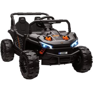 Aiyaplay - Kids Ride on Car, 12V Electric Truck w/ Horn, Lights, usb, Black