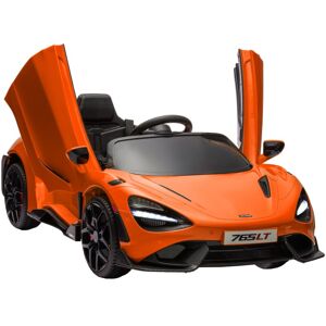 Aiyaplay - McLaren 765LT Licensed 12V Kids Ride on Car w/ MP3 Music, Orange
