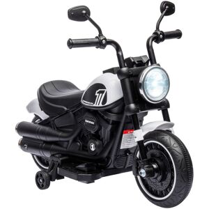 Homcom - 6V Kids Electric Motorbike Ride-Ons Motorcycle for 18-36 Months White