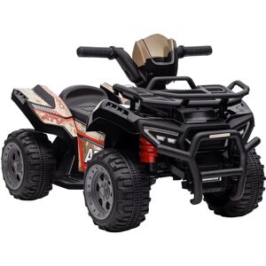 HOMCOM 6V Kids Electric Ride on Car Toddlers Quad Bike ATV Toy for 18-36 months Black