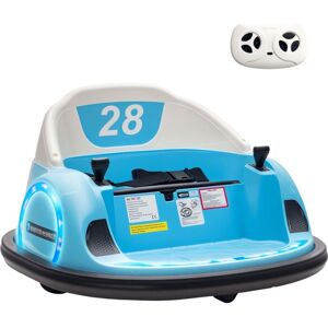 Aiyaplay - 360° Rotation 12V Kids Bumper Car w/ Remote Control, Light Blue Aiyaplay - 360° Rotation 12V Kids Bumper Car w/ Remote Control, Light Blue