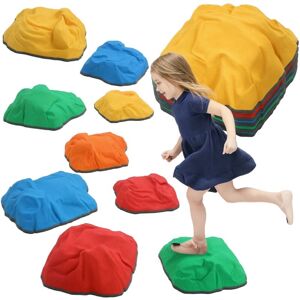 Aiyaplay - Balance Stepping Stones, 9-Piece Balance Stones for Kids, Ages 3-8 Aiyaplay - Balance Stepping Stones, 9-Piece Balance Stones for Kids, Ages 3-8