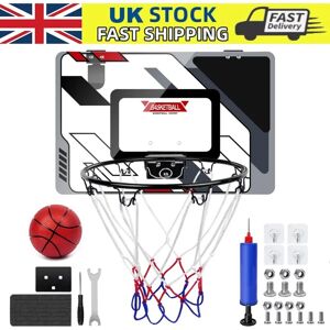 Dayplus - Basketball Set Metal Hoop Ring with Net & Ball & Pump & Wall Mount Fixings Dayplus - Basketball Set Metal Hoop Ring with Net & Ball & Pump & Wall Mount Fixings