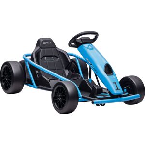 Homcom - 24V Electric Go Kart for Kids, Drifting Ride-On Go Kart for 8-12 Years Blue Homcom - 24V Electric Go Kart for Kids, Drifting Ride-On Go Kart for 8-12 Years Blue