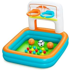 Inflatable Ball Pool - BESTWAY - Kick 'N Swish - 120 cm x 107 cm x 84 cm - 18 balls - Multicolor Inflatable Ball Pool - BESTWAY - Kick 'N Swish - 120 cm x 107 cm x 84 cm - 18 balls - Multicolor