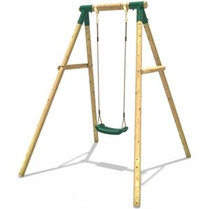Rebo - Wooden Garden Swing Set - Solar Green Rebo - Wooden Garden Swing Set - Solar Green