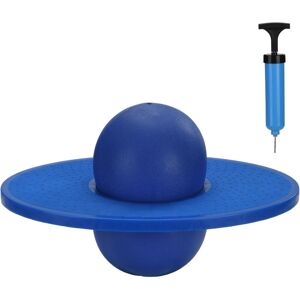 Relaxdays Pogo Ball for kids, up to 100 kg, outdoor bouncing toy, ball with platform, balance, HWD: 25x39x28 cm, blue Relaxdays Pogo Ball for kids, up to 100 kg, outdoor bouncing toy, ball with platform, balance, HWD: 25x39x28 cm, blue