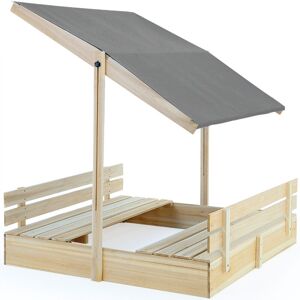 Spielwerk - Sandpit with Canopy or porch Corner Protection Floor Mat uv 50 Wood Environmentally Friendly Glaze Sand Box Kids Children Playing Set Spielwerk - Sandpit with Canopy or porch Corner Protection Floor Mat uv 50 Wood Environmentally Friendly Glaze Sand Box Kids Children Playing Set