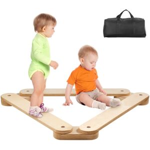 VEVOR Balance Beam Stepping Stones, 3 PCS Wooden Toddler Balance Boards, Montessori Toy for Kids 2-6, Build Coordination and Gross Motor Skills, VEVOR Balance Beam Stepping Stones, 3 PCS Wooden Toddler Balance Boards, Montessori Toy for Kids 2-6, Build Coordination and Gross Motor Skills,