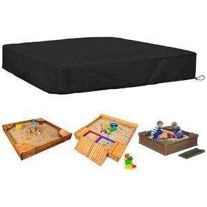 SNQ Waterproof square protective cover with drawstring for sandbox 190T 150 x 150 x 20 cm SNQ Waterproof square protective cover with drawstring for sandbox 190T 150 x 150 x 20 cm