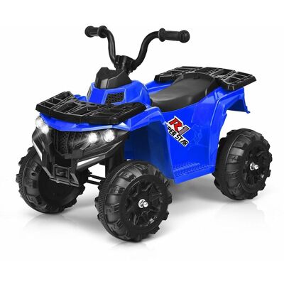 Costway - 6V Electric Ride on Car Battery Powered Quad Bike atv Vehicle Toy w/ Headlight Costway - 6V Electric Ride on Car Battery Powered Quad Bike atv Vehicle Toy w/ Headlight
