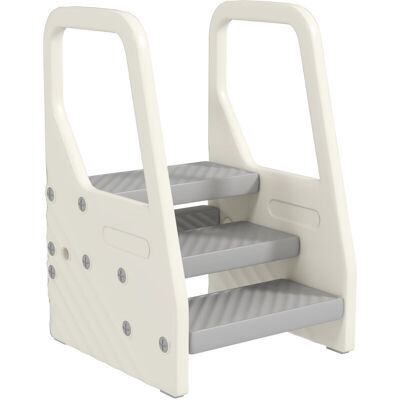 AIYAPLAY Toddler Tower, Adjustable 3 Step Kitchen Stool Helper for 2-5 Years AIYAPLAY Toddler Tower, Adjustable 3 Step Kitchen Stool Helper for 2-5 Years