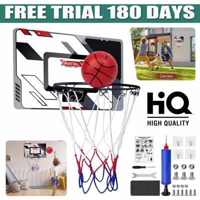 DAYPLUS Basketball Hoop With Backboard & Ball Wall Mounted Indoor Outdoor Sports Gift DAYPLUS Basketball Hoop With Backboard & Ball Wall Mounted Indoor Outdoor Sports Gift