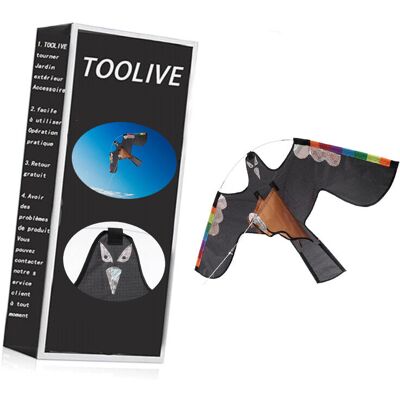 TOOLIVE Bird Eagle Kite, Bird Repellentt Eagle Kite Reflective Scare Bird Kite,Hawk Flying Kite, Bird Control Telescopic Bird Scarer Kite With 2m kite string TOOLIVE Bird Eagle Kite, Bird Repellentt Eagle Kite Reflective Scare Bird Kite,Hawk Flying Kite, Bird Control Telescopic Bird Scarer Kite With 2m kite string