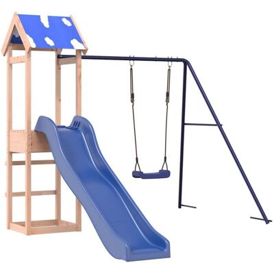 vidaXL Outdoor Playset Solid Douglas Wood Garden Playhouse - Playset vidaXL Outdoor Playset Solid Douglas Wood Garden Playhouse - Playset