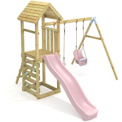 Rebo Climbing Frame with Swing and Slide - Rainier Rebo Climbing Frame with Swing and Slide - Rainier