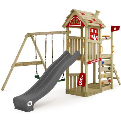 FarmFlyer Climbing frame for the garden - anthracite - Wickey FarmFlyer Climbing frame for the garden - anthracite - Wickey