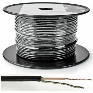 LOOPS 50m (164 ft) Black RG174 Coaxial Cable Copper Aerial sma tnc Antenna WiFi Router Wire