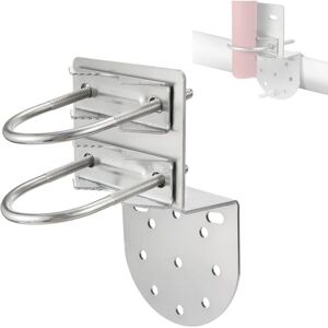 ODIPIE Wall Mount Antenna Mast Bracket, Rustproof Antenna Accessories, Outdoor/Home Hardware, Antenna Pole Mounting Kits ODIPIE Wall Mount Antenna Mast Bracket, Rustproof Antenna Accessories, Outdoor/Home Hardware, Antenna Pole Mounting Kits