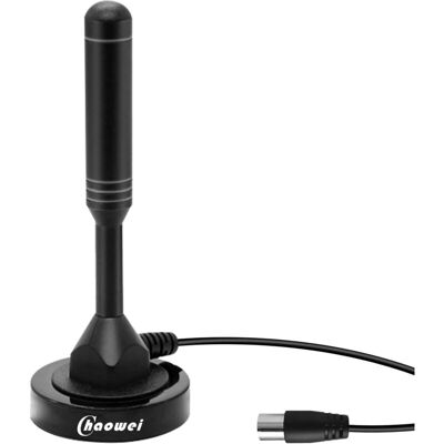 Gotrays - High Gain Digital tv Antenna-Chaowei DVB50B Portable Indoor Outdoor hdtv Antennas with Magnetic Base, 2M Coaxial Cable for DVB-T2/T Digital Gotrays - High Gain Digital tv Antenna-Chaowei DVB50B Portable Indoor Outdoor hdtv Antennas with Magnetic Base, 2M Coaxial Cable for DVB-T2/T Digital