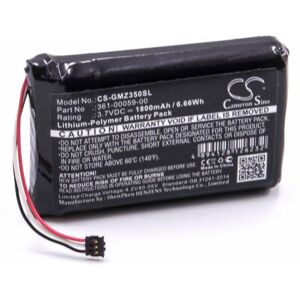 vhbw Battery Replacement for Garmin 361-00059-00, 020-00218-05, 010-01043-01 for GPS Navigation System Sat Nav (1800mAh, 3.7 V, Li-polymer)