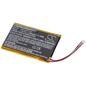 Battery Replacement for Garmin 361-00107-00 for gps Navigation System Sat Nav (3100mAh, 3.8 v, Li-polymer) - Vhbw