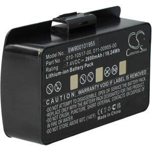 VHBW Replacement Battery compatible with Garmin 100054300, 3580100054300, 010-00543-00, EGM478 gps Navigation System Sat Nav (2600 mAh, 8.4 v, Li-ion)