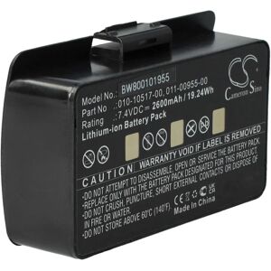 Replacement Battery compatible with Garmin GPSMap 396, 478, 496, 495 gps Navigation System Sat Nav (2600 mAh, 8.4 v, Li-ion) - Vhbw