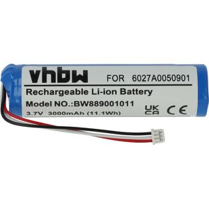 Replacement Battery compatible with TomTom Urban Rider Pro gps Navigation System Sat Nav (3000mAh, 3.7 v, Li-ion) - Vhbw