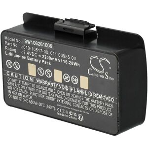 Vhbw - Replacement Battery compatible with Garmin 100054300, 3580100054300, 010-00543-00, EGM478 gps Navigation System Sat Nav (2200 mAh, 3.7 v,