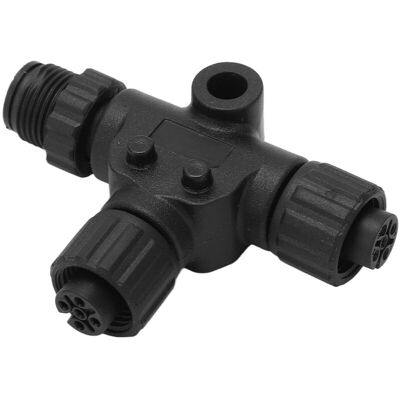 OEM For Nmea 2000 T 3-port 5-pin Connector, M12 Thread, Ip67 Waterproof, Garmin Networks OEM For Nmea 2000 T 3-port 5-pin Connector, M12 Thread, Ip67 Waterproof, Garmin Networks