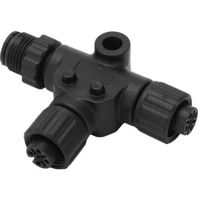 OEM For Nmea 2000 T 3-port 5-pin Connector, M12 Thread, Ip67 Waterproof, Garmin Networks OEM For Nmea 2000 T 3-port 5-pin Connector, M12 Thread, Ip67 Waterproof, Garmin Networks