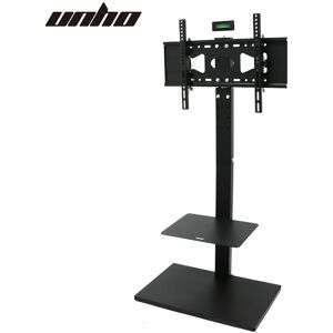 Unho - Universal Swivel Floor tv Stand with Mount Height Adjustable for 32 - 65 inch Flat tv