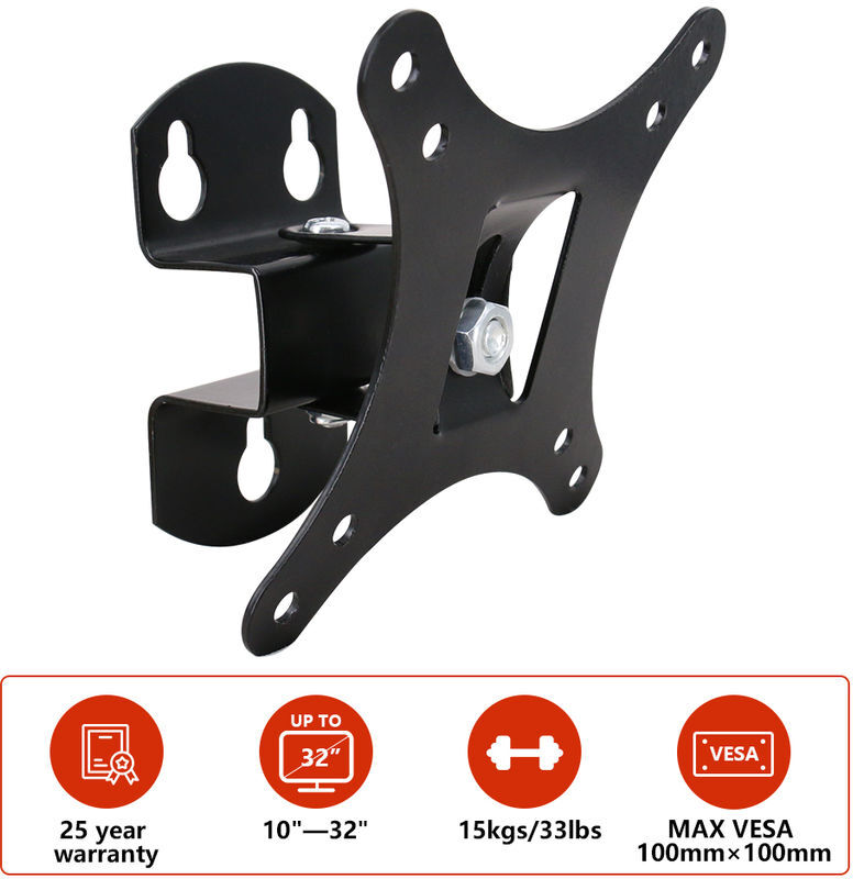 GREENBAY Monitor Wall Mount Bracket Swivel & Tilt for LED Curved QLED QE 4K LCD OLED SUHD UHD Television TV Wall Bracket Fixed Mount 10 - 32 up to 15kgs/33lbs