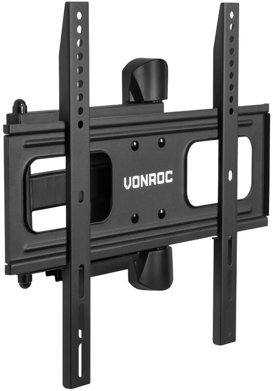 Vonroc - tv wall bracket full-motion – For televisions from 37 to 75 Inch – Universal up to 50kg - Incl. mounting materials