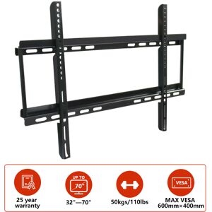 GREENBAY 32-70 Fixed tv Wall Bracket For led lcd Plasma & Curved Screens - vesa 600x400mm