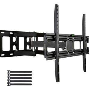 QHJ Double Pendulum tv Wall Mount Bracket Large Base tv Stand 32-70 inch