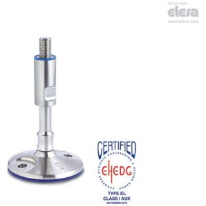 Elesa - lmf-hd-sst Levelling feet Hygienic Design with holes for ground mounting s