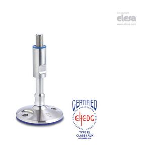 Elesa - lmf-hd-sst Levelling feet Hygienic Design with holes for ground mounting s