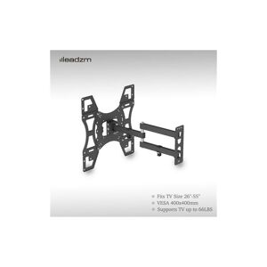 Leadzm - Tilt & Swivel tv Wall Bracket For 26-55 Inch lcd led Smart tv