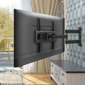 Unho - tv Bracket Wall Mount Double Arms Ultra Strong Stable Support lcd led 32-55 Inch