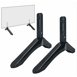 Alwaysh - Universal tv Stand Base Bracket For 32-65 Inch Samsung Vizio Sony Lcd Tv Not For Lg Tv Black tv Stand Table Stand 2pcs