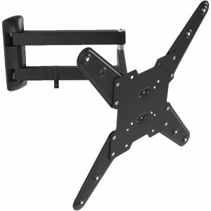 Tectake - tv wall mount for 26-55 inch (66-140cm) can be tilted and swivelled - bracket tv, wall tv mount, tv on wall bracket - black