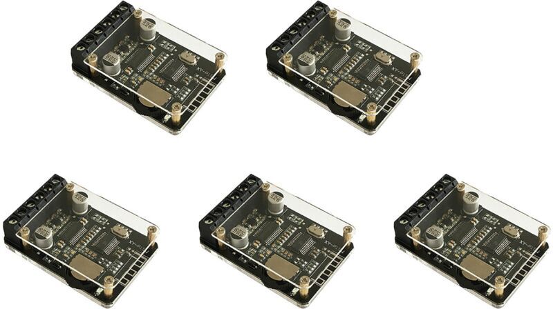 TLILY 5X 10W 15-20W Stereo Bluetooth Audio Power Amplifier Board Module 12V 24V Lossless Car Speaker Audio Diy