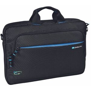 Monolith - Blue Line Laptop Briefcase for Laptops Up to 15.6in Black/Blue 20000033 - Black